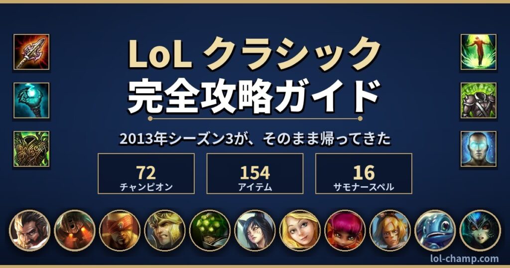 LoLクラシック完全攻略ガイド アイキャッチ