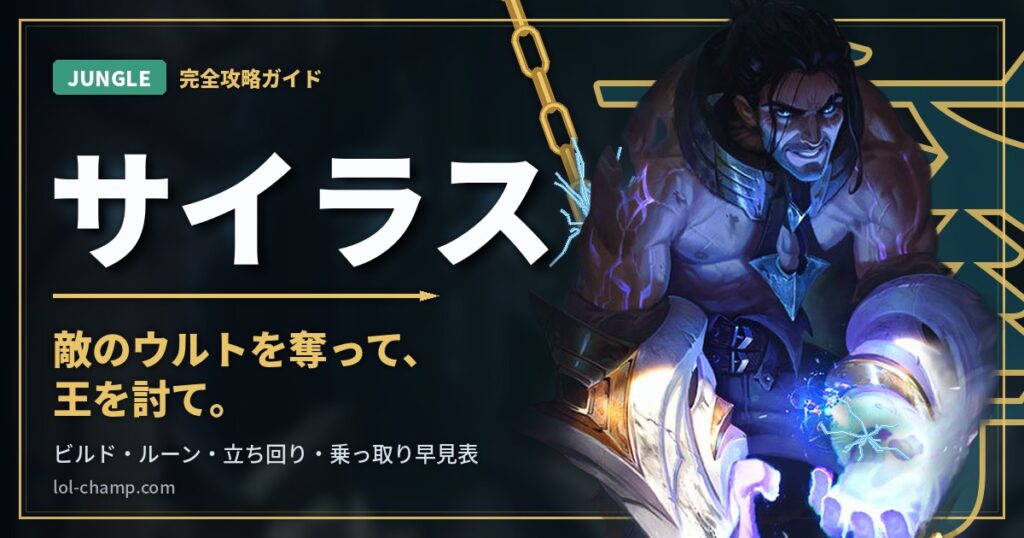 サイラスJG完全攻略ガイドのアイキャッチ
