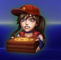 エモート「ピザお届けー」